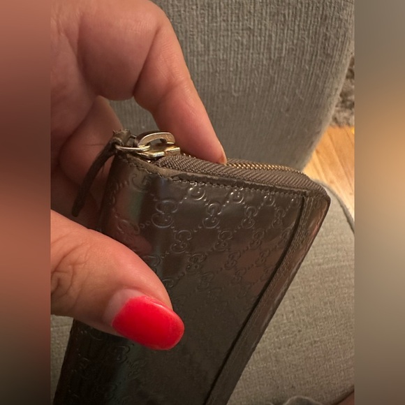Grey Gucci Guccissima Zippy wallet - Picture 10 of 10